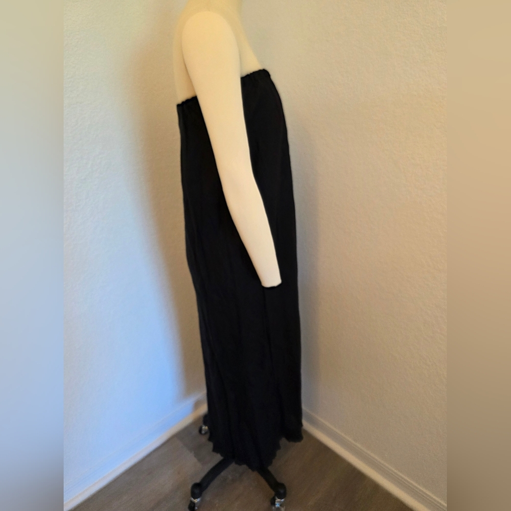 NWT Deiji Studios Black Strapless Dress - Picture 3 of 6